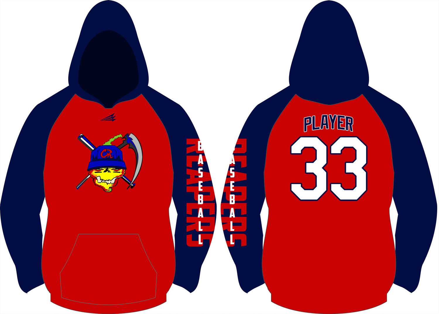Carolina Reapers Custom Vulcan Hoodie #VH1B