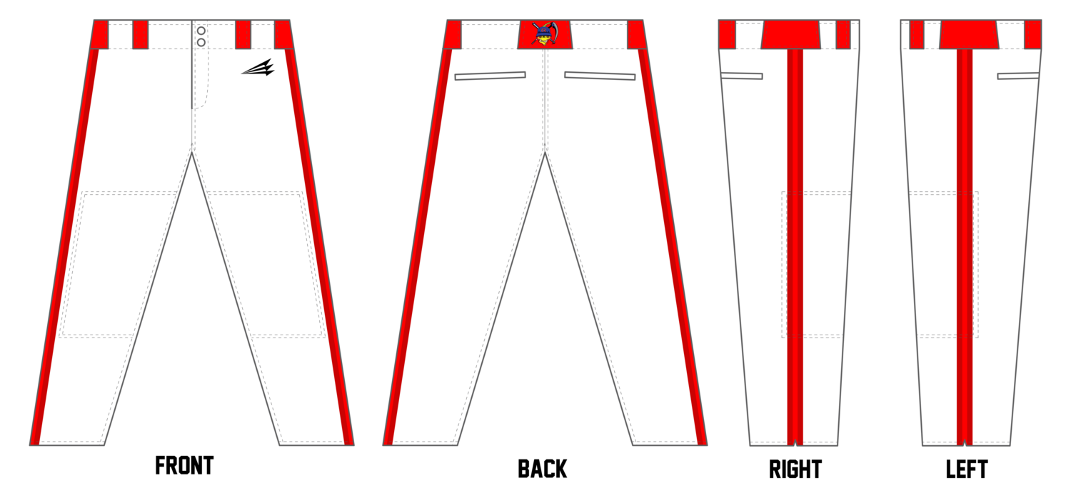 Carolina Reapers Custom Relaxed Baseball Pant #BP2B