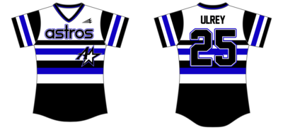 Midwest Astros Avon Custom HexaFlex Softball Jersey #J23