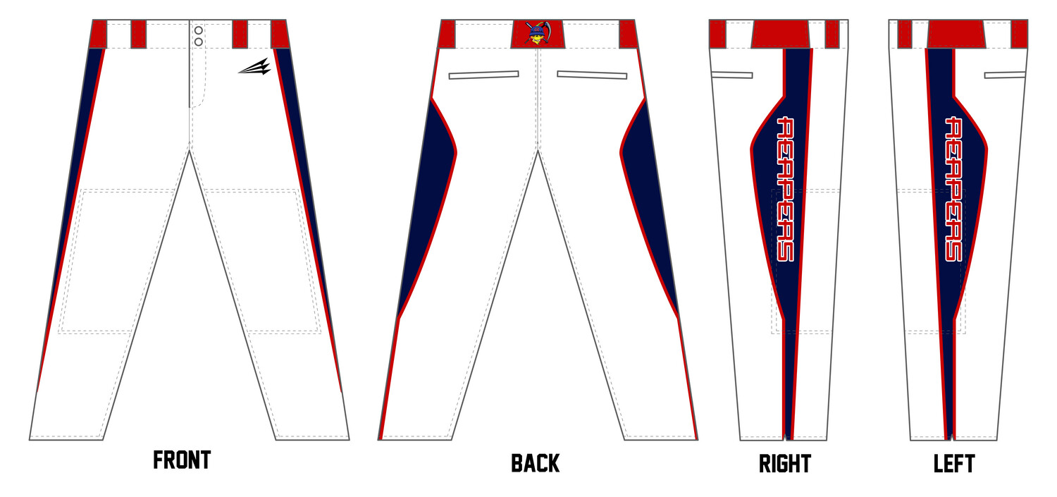 Carolina Reapers Custom Relaxed Baseball Pant #BP1D