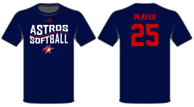 Midwest Astros Academy Custom HyperTee #HT3