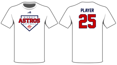 Midwest Astros Academy Custom HyperTee #HT1