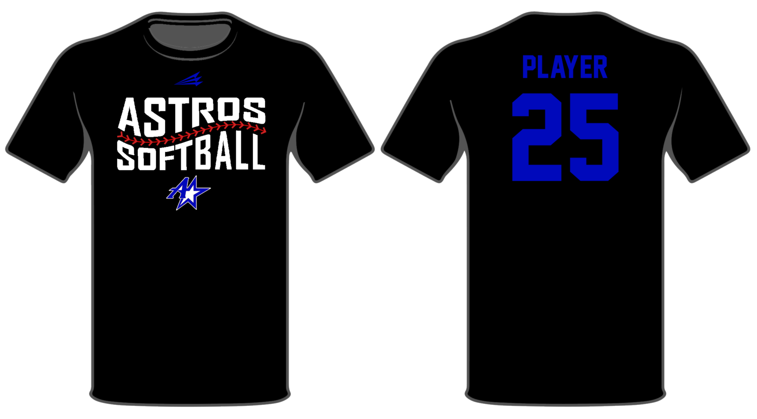 Midwest Astros Academy Custom HyperTee #HT4