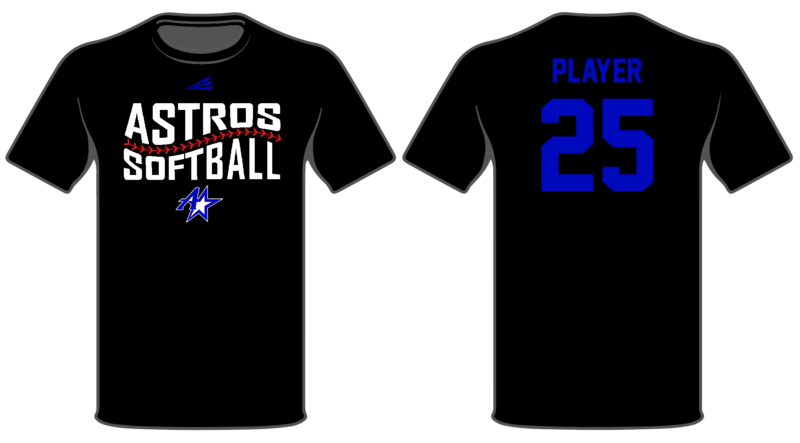 Midwest Astros Academy Custom HyperTee #HT4