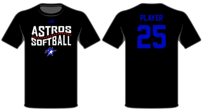 Midwest Astros Academy Custom HyperTee #HT4