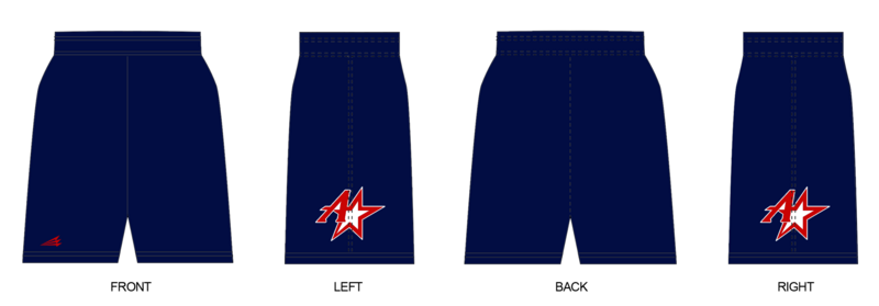 Astros Midwest Academy Custom Revolution Pocket Shorts #RV1