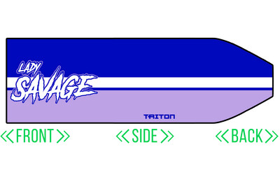 St. Bernard Lady Savage Custom Headband #HB1