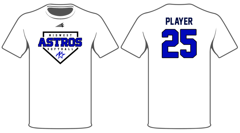 Midwest Astros Academy Custom HyperTee #HT2