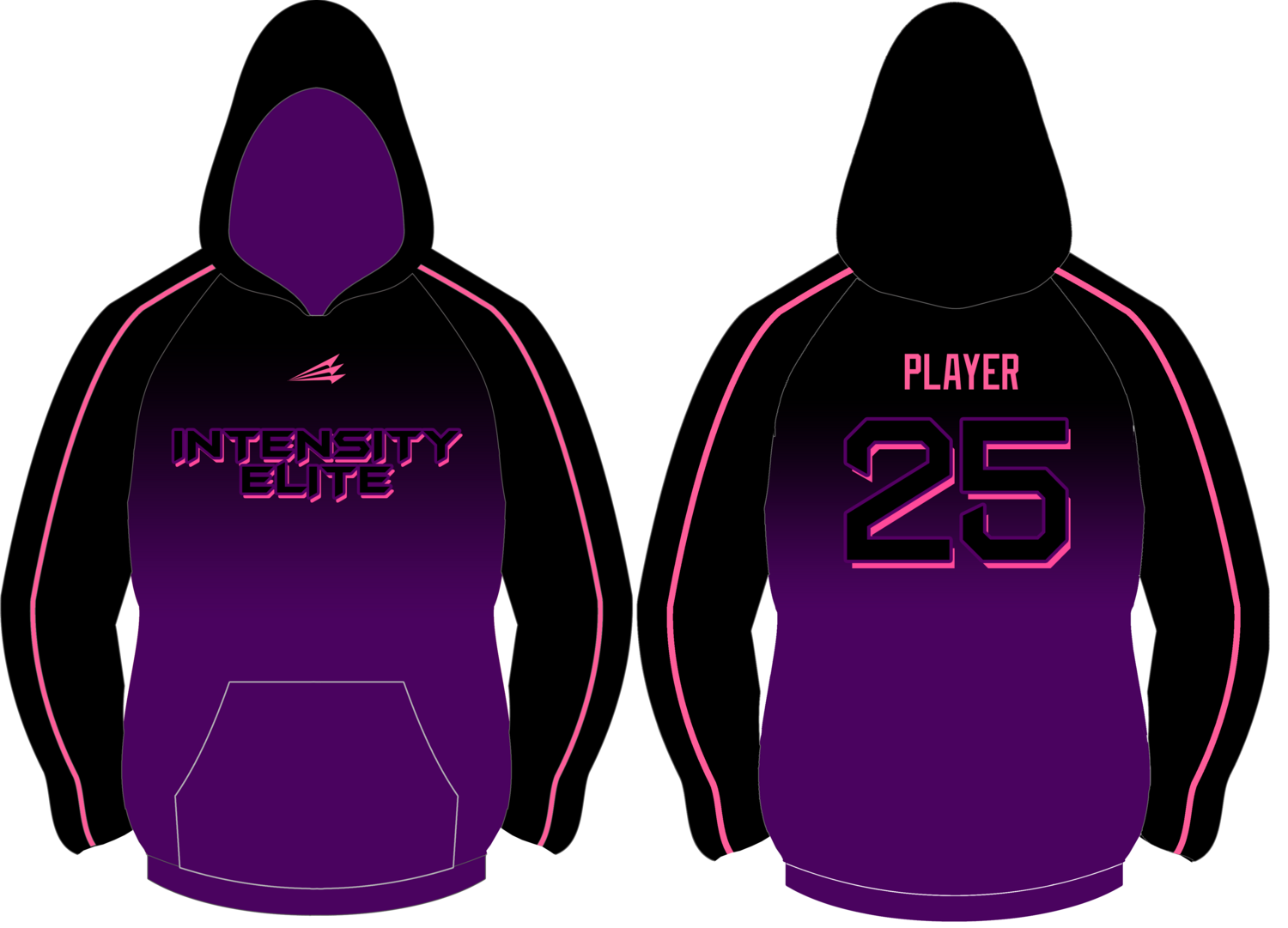 Intensity Elite Custom Vulcan Hoodie #VH4