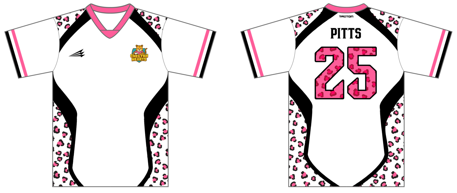 CheetahHearts Soccer Custom HyperDri Women's Jersey #J1
