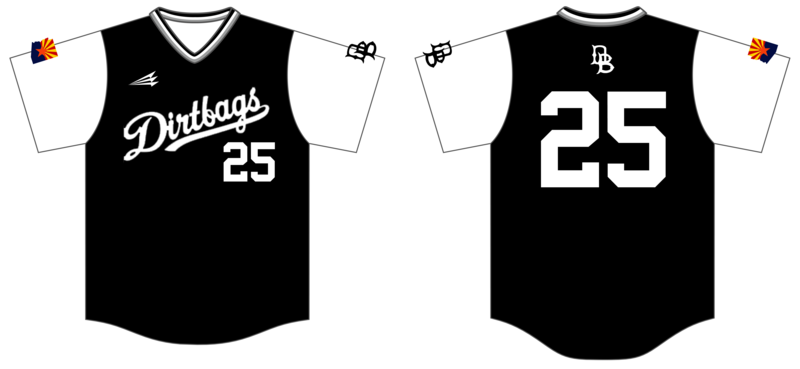 Scottsdale Dirtbags Custom NanoDri Baseball Jersey #J1