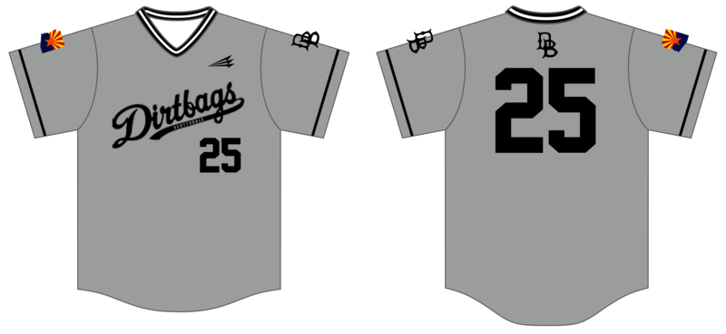 Scottsdale Dirtbags Custom NanoDri Baseball Jersey #J4D