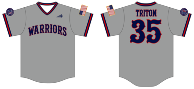 Foothill Warriors Custom NanoDri Baseball Jersey #J1C