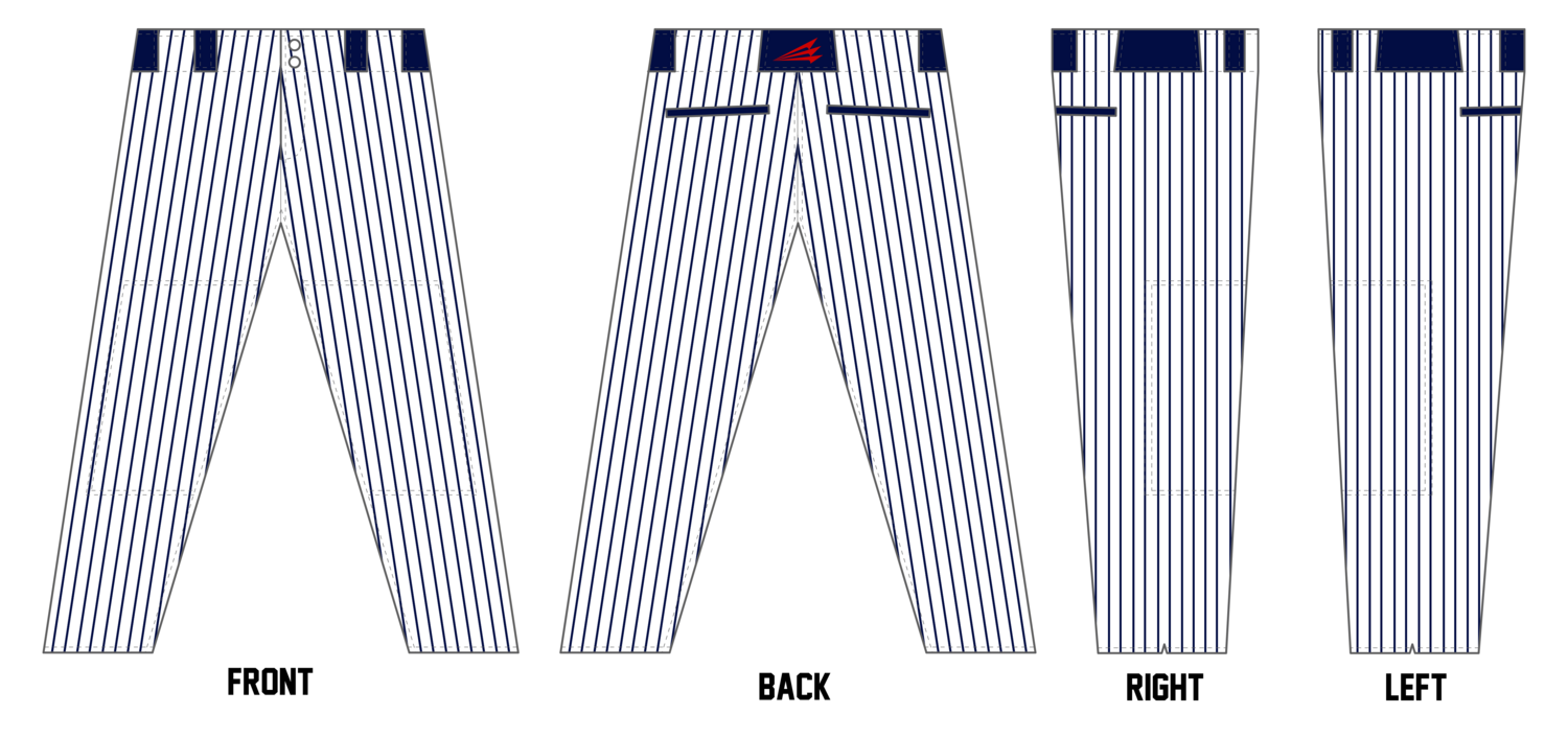 Foothill Warriors Custom Relaxed Baseball Pant #BP2B