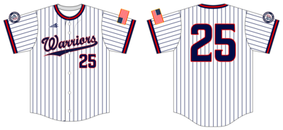 Foothill Warriors Custom NanoDri Baseball Jersey #J2F