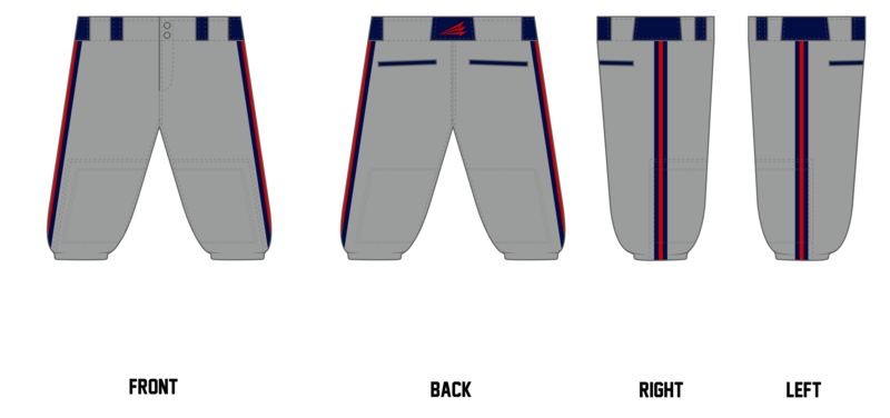 Foothill Warriors Custom Knicker Baseball Pant #BP1C