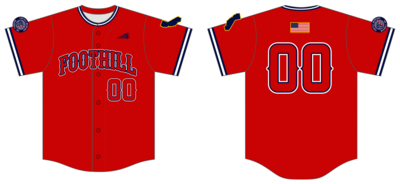 Foothill Warriors Custom NanoDri Baseball Jersey #J3D
