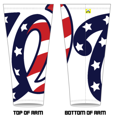 Foothill Warriors Custom Arm Sleeve #AS4B