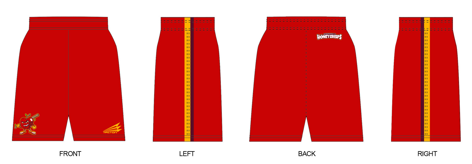 Hendersonville Honeycrisps Custom Revolution Pocket Shorts #RV6
