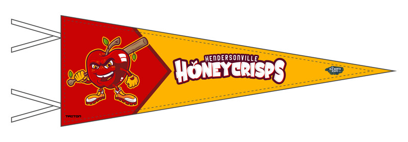 Hendersonville Honeycrisps Custom Pennant #PF6