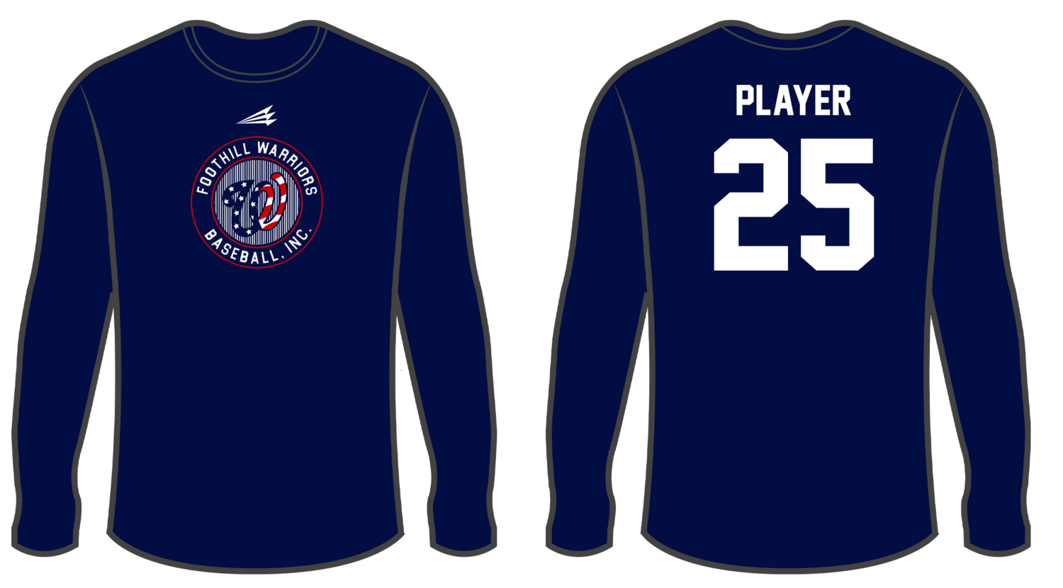 Foothill Warriors Custom HyperTee #LSHT1