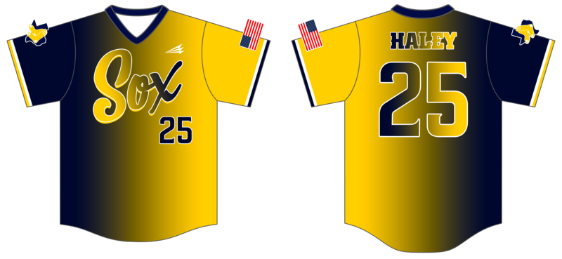 Stephenville Sox Custom HexaFlex Baseball Jersey #J8