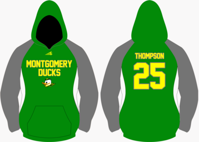 Montgomery Ducks Custom Vulcan Hoodie #VH2B
