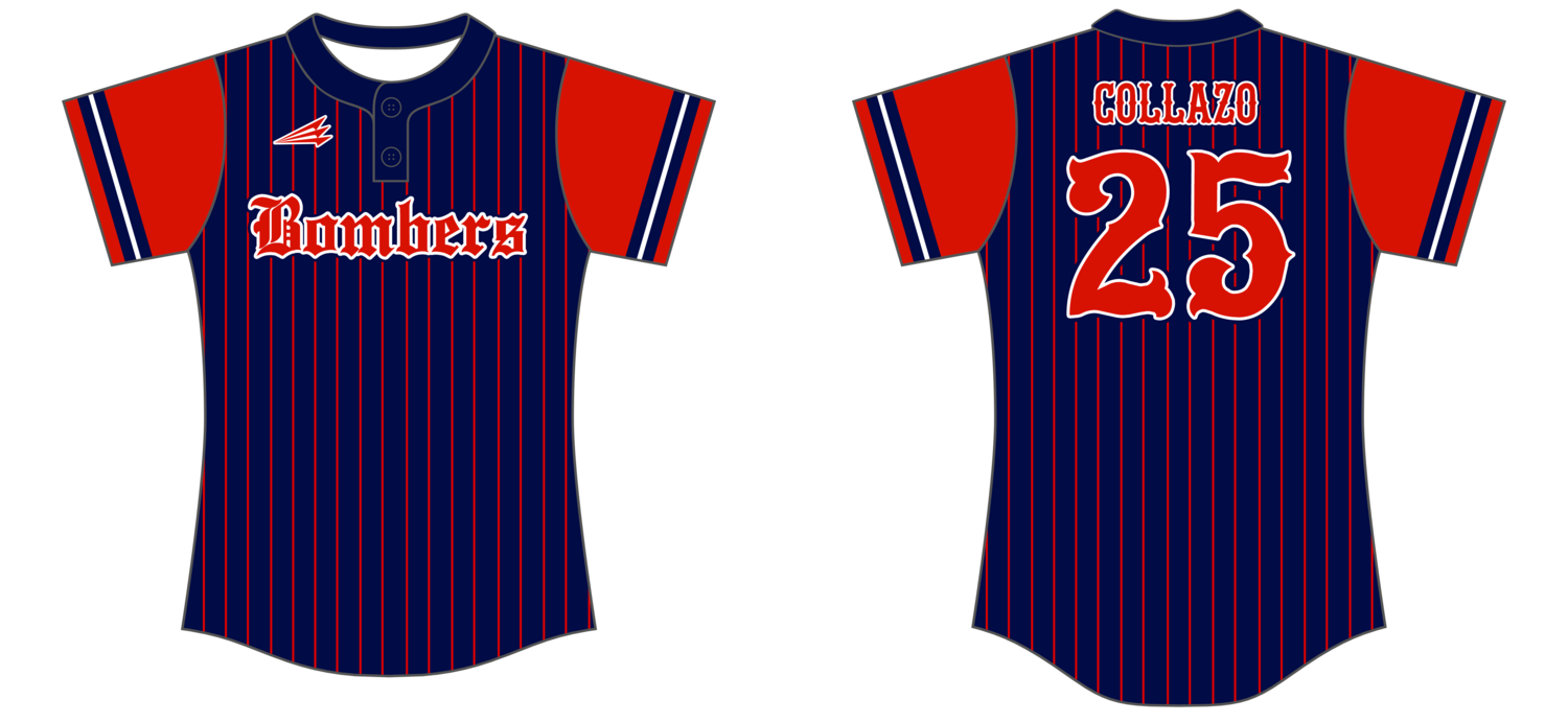 Lady Bombers Custom NanoDri Baseball Jersey #J2F