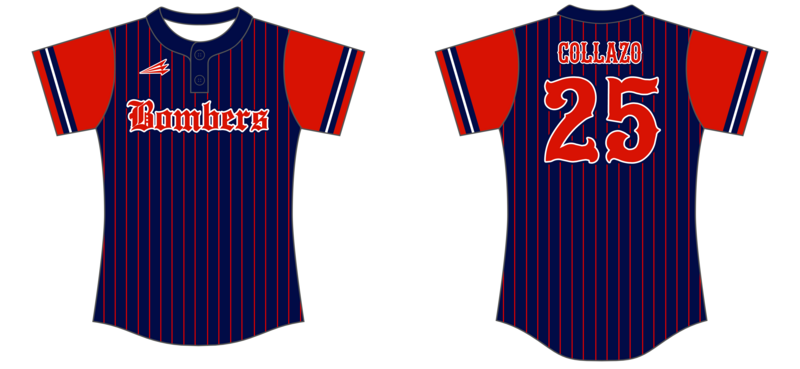 Lady Bombers Custom NanoDri Baseball Jersey #J2F