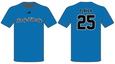 USA Starz Lady Lib Custom HyperTee #HT1