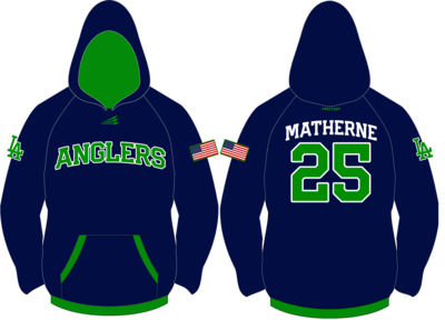 LA Anglers Custom Vulcan Hoodie #VH3