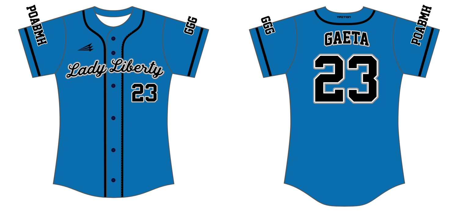 USA Starz Lady Lib Custom HexaFlex Softball Jersey #J1b