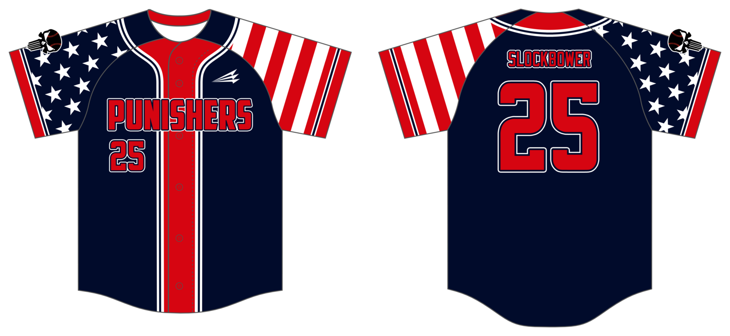 Punishers Custom NanoDri Baseball Jersey #J2B