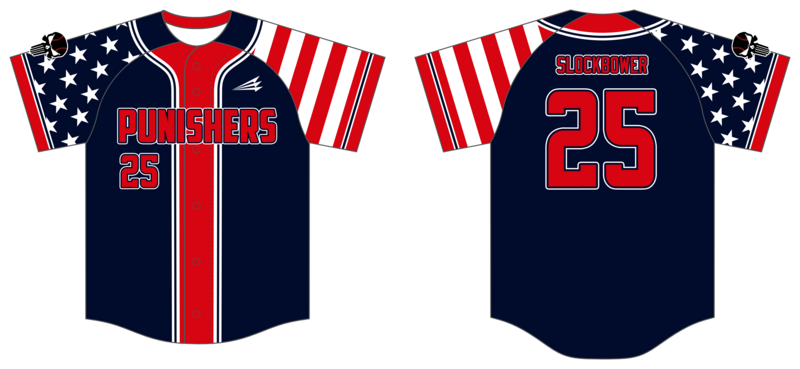 Punishers Custom NanoDri Baseball Jersey #J2B