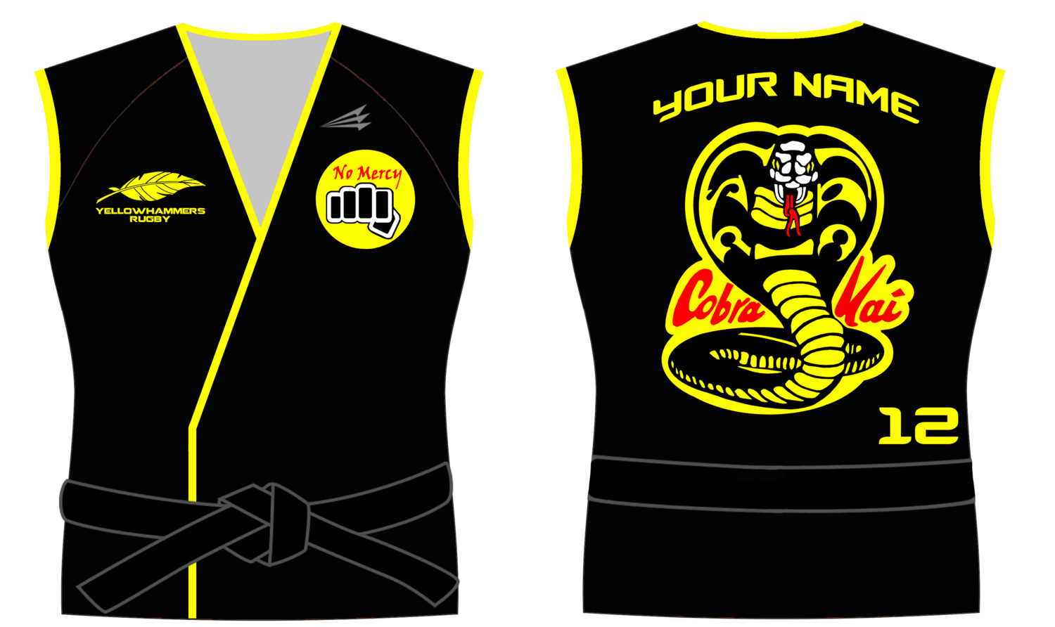 Yellowhammers Rugby &quot;Yellow Kai&quot; 2013 7s Jersey