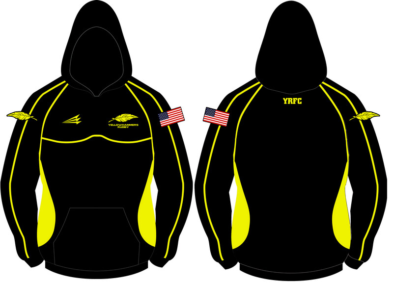 Yellowhammers Rugby Custom Vulcan Hoodie #VH1