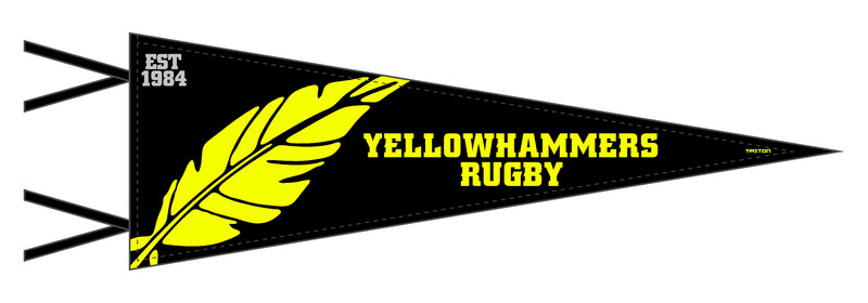 Yellowhammers Rugby Custom Pennant #PF1