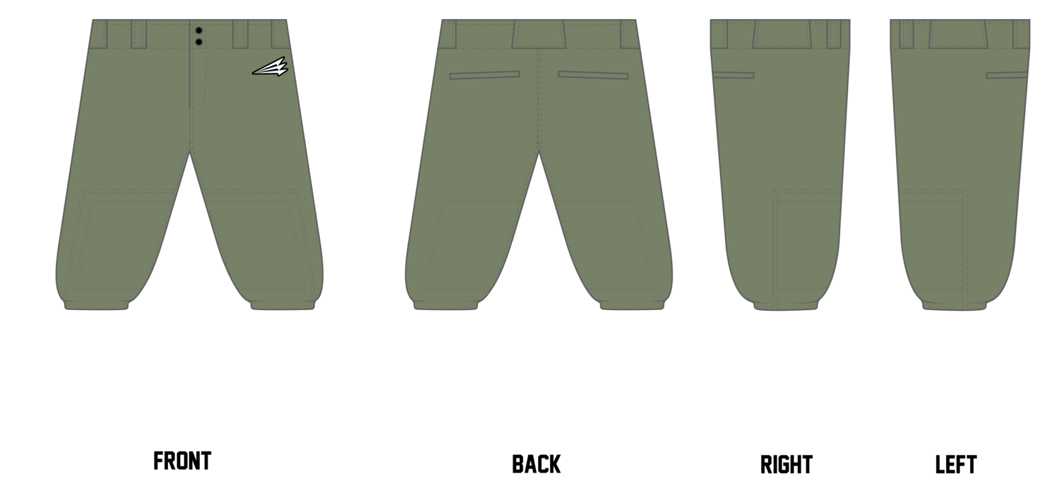 EDH Spartans Custom Knicker Baseball Pant #BP12