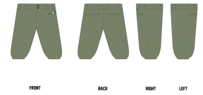 EDH Spartans Custom Knicker Baseball Pant #BP12