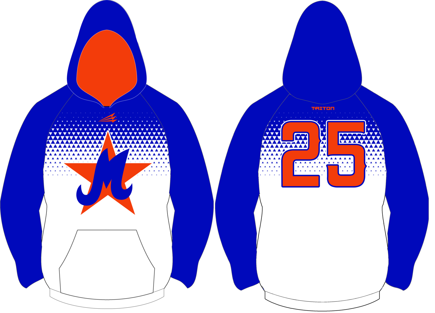 Marshall Co. Marshals Football Custom Vulcan Hoodie #VH1