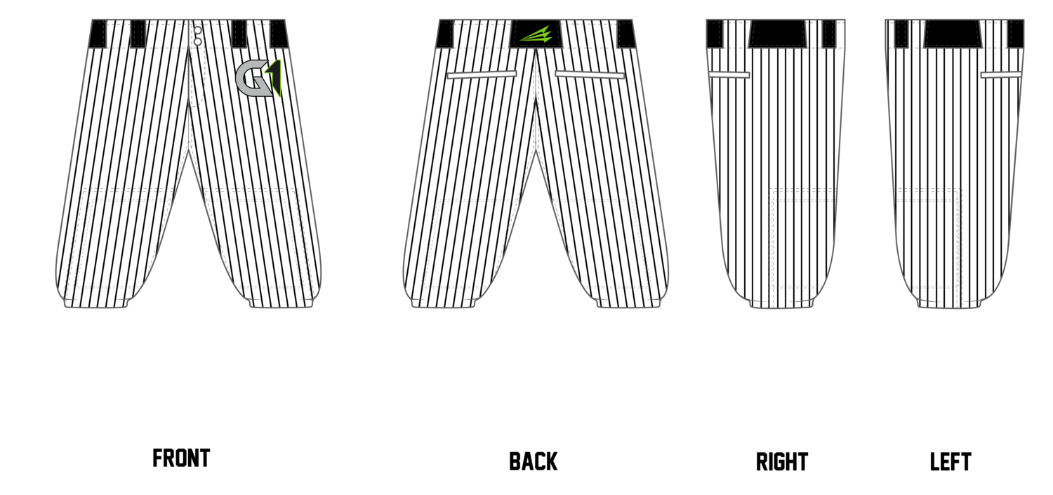 G1 Baseball Custom Knicker Baseball Pant #BP5B