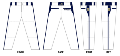 Boise Bandits Stacheman Elite Custom Long Baseball Pants #BP5B