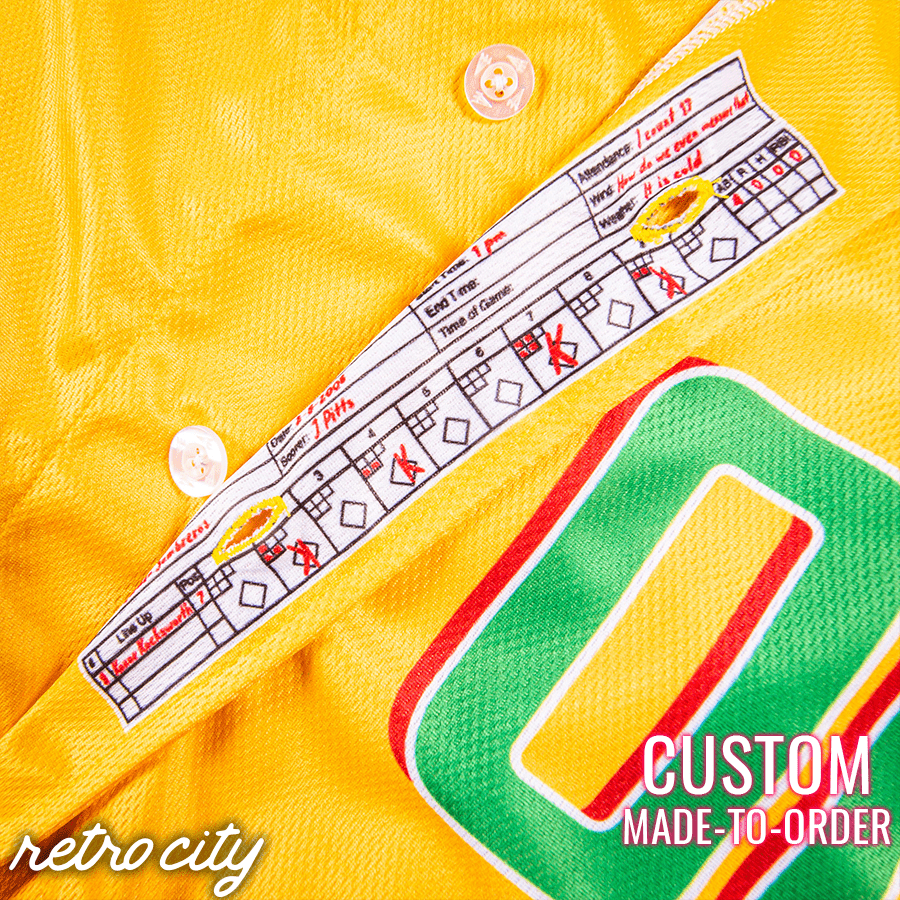 Golden Sombreros Retro League Custom Baseball Jersey (Home