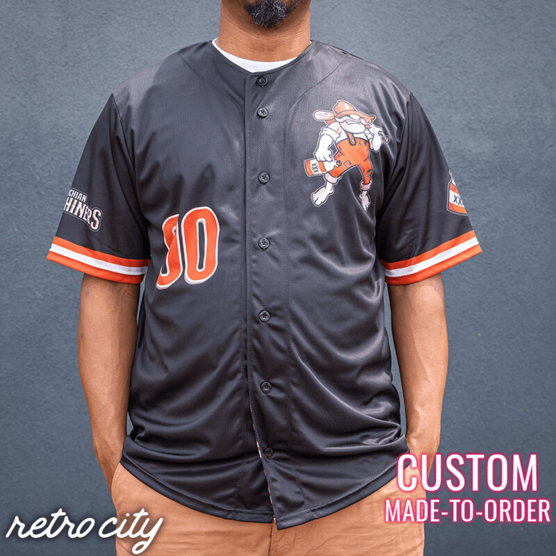 Appalachian Moonshiners Retro League Custom Baseball Jersey (Away)