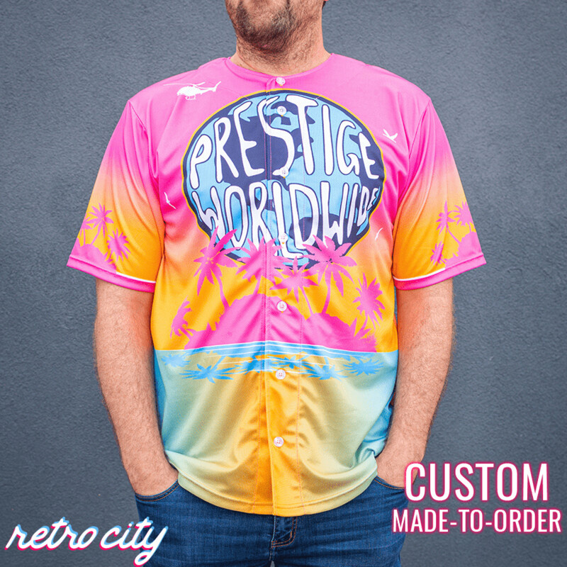 Prestige Worldwide Step Brothers Custom Baseball Jersey