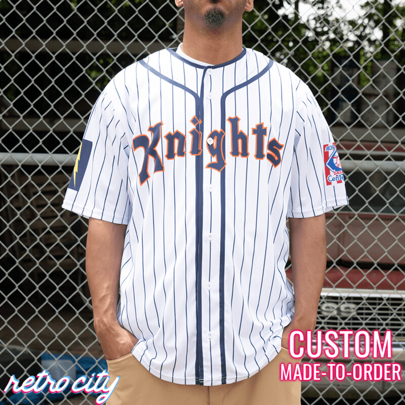 New York Knights &#39;The Natural&#39; Custom Baseball Jersey