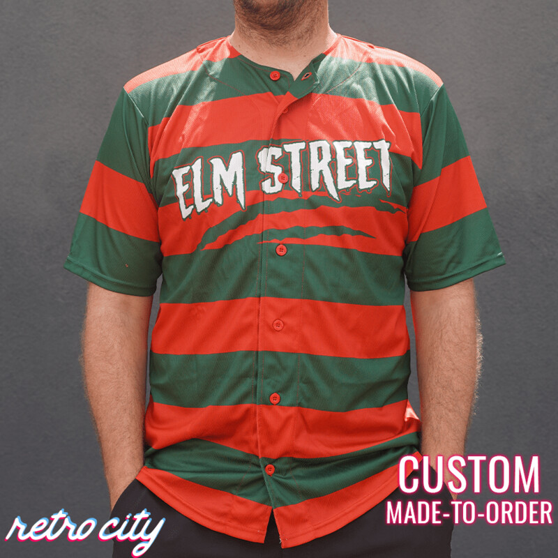 Elm Street Sweet Dreams Custom Baseball Jersey