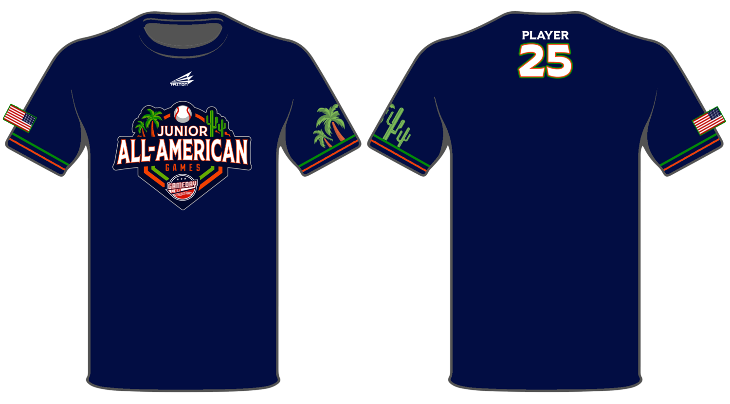 Game Day USA Junior All-Americans Custom HyperTee #HT2