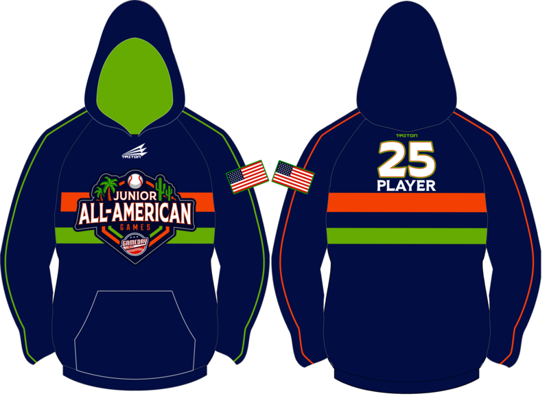 Game Day USA Junior All-Americans Custom Vulcan Hoodie #VH1