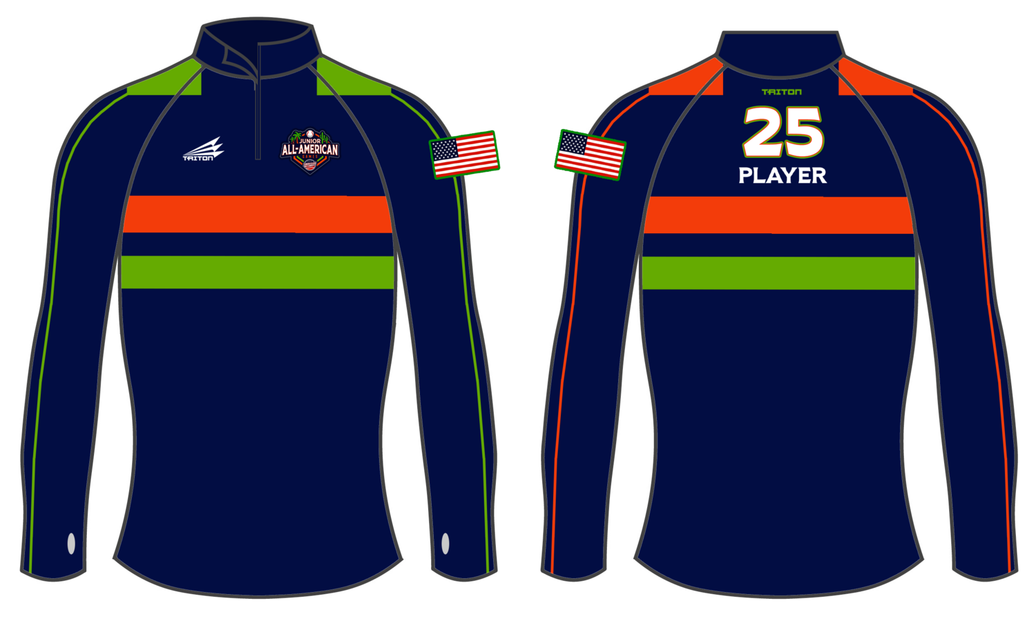 Game Day USA Junior All-Americans Custom Women&#39;s NanoZip #WNZ1